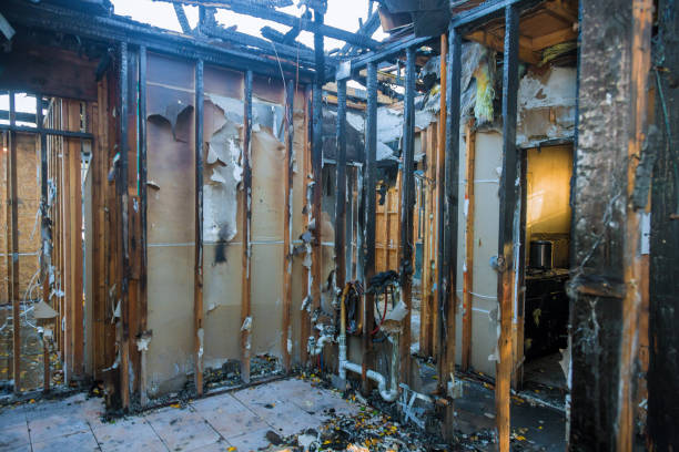 Professional Emergency Fire Cleanup technician working in Port Angeles, WA